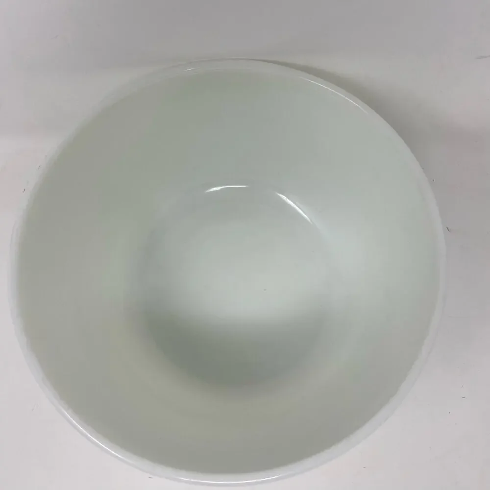 Pyrex white glass ribbed mixing bowl vintage #31 - Picture 5 of 8